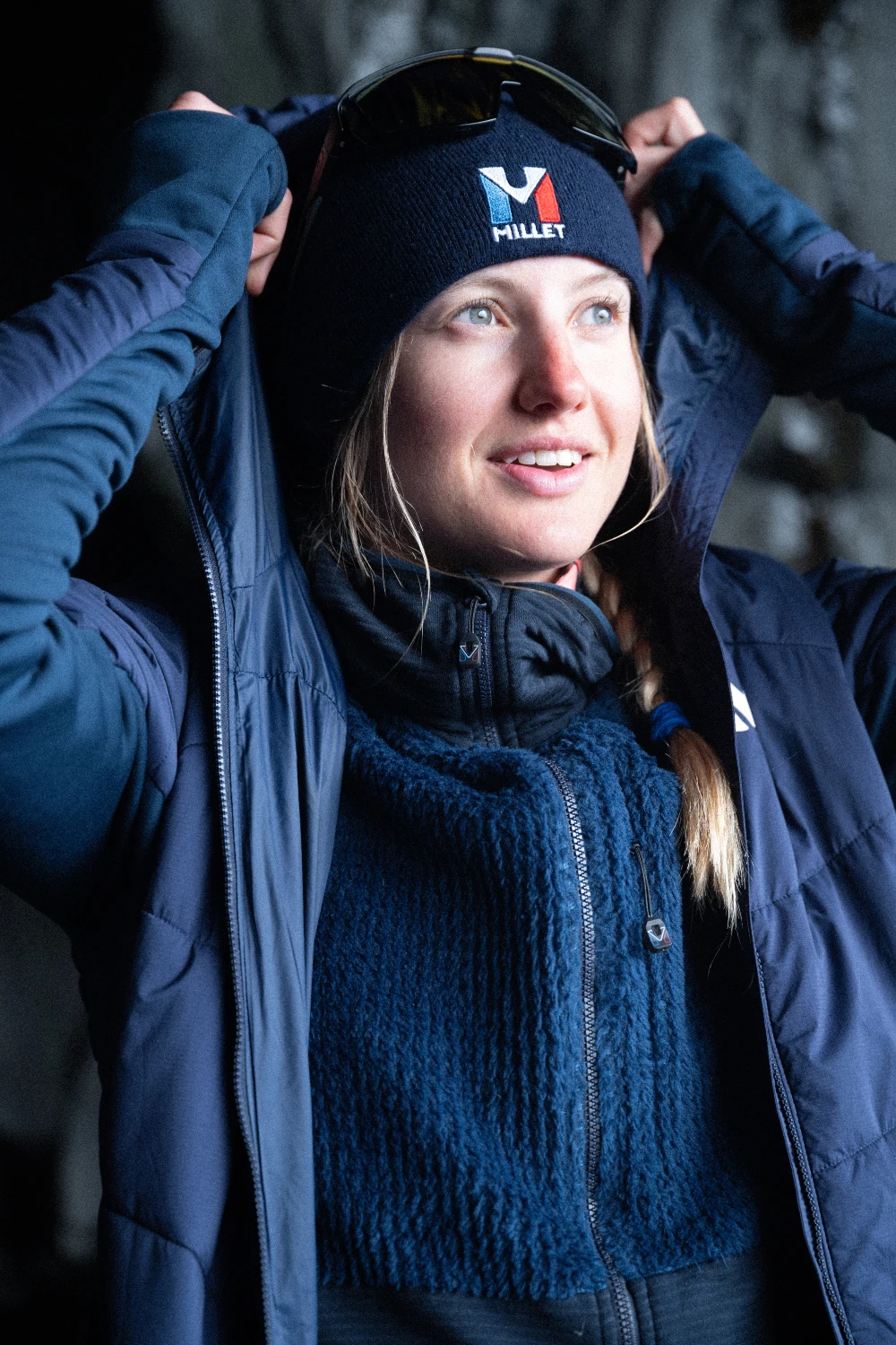 Emilly Harrop with Millet hat